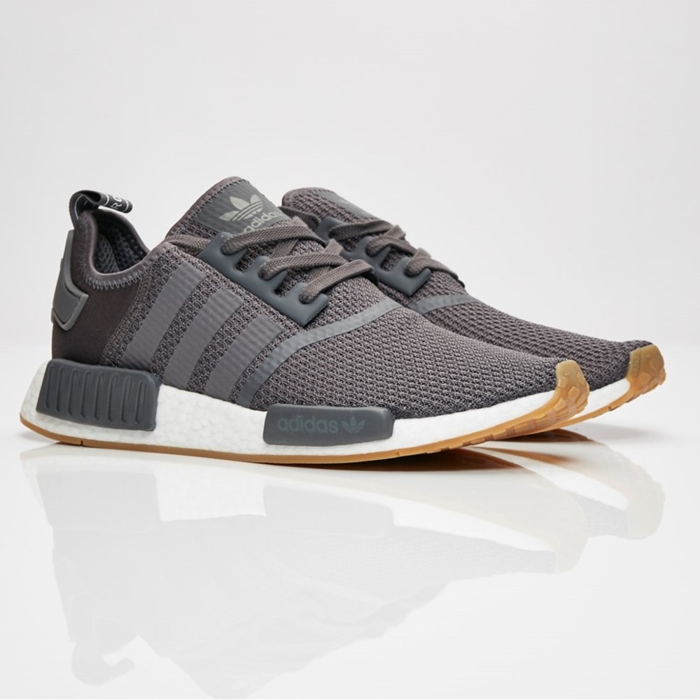 ADIDAS NMD R1 "GUM SOLE" Gray